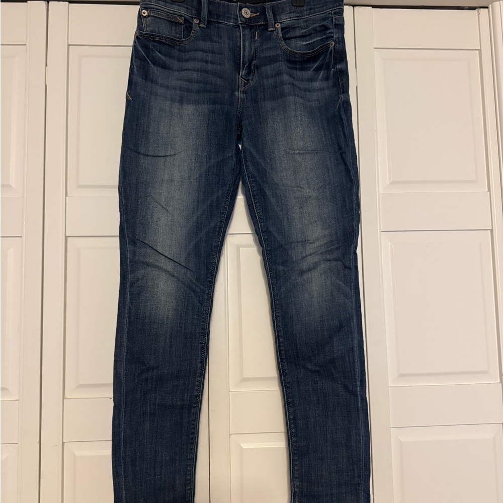 Express Dark Blue Denim Leggings Women’s